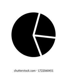 Pie chart icon,vector illustration. Flat design style. vector pie chart icon illustration isolated on White background, pie chart icon Eps10. pie chart icons graphic design vector symbols.