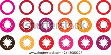 pie chart infographic design. Flat process cycle. Progress sectors. business elements and statistics with numbers. Colorful 1,2,3,4,5,6,7,8,9,10,11,12 ,13,14,15sections. Wheel round	