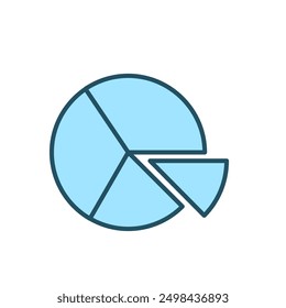 Pie Chart for Marketing Icon