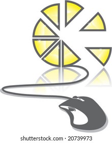 Pie Chart Mouse Click