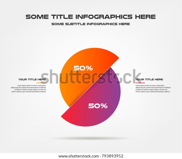 50 50 Pie Chart