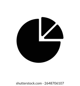 Pie Chart with Savings Section Financial Planning Icon
