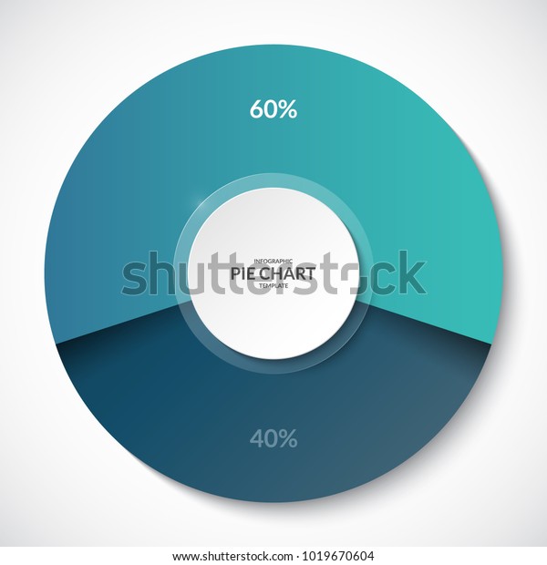 704 60 40 pie chart immagini, foto stock e grafica vettoriale