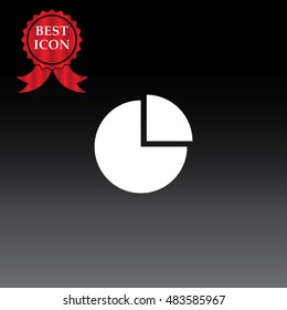 Pie Chart Single Icon