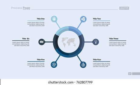 Pie Chart with Six Elements