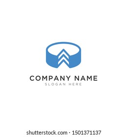 Pie chart statistics abstract Logo Template Design Vector, Emblem, Design Concept, Creative Symbol, Icon