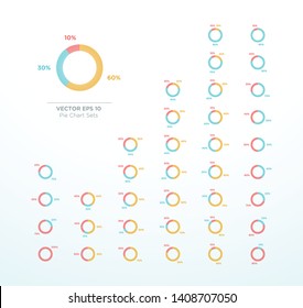 Pie Chart Vector Circle Diagram Infographic Percentage