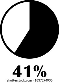 Pie Chart vector circle diagram info graphic 41