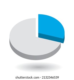 Pie chart vector design element