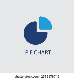 
Pie Chart Vector Flat Icon