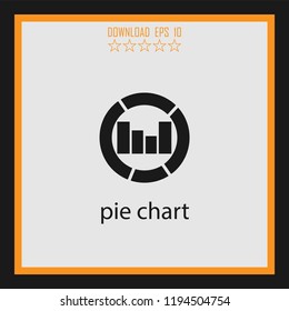 pie chart vector icon
