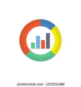 Pie Chart Vector Icon