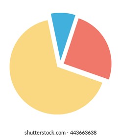 Pie Chart Vector Icon