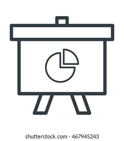 Pie Chart Vector Icon
