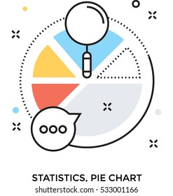 Pie Chart Vector Icon
