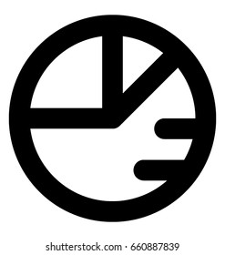 Pie Chart Vector Icon