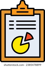 Pie Chart vector icon. Can be used for printing, mobile and web applications.