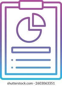 Pie Chart vector icon. Can be used for printing, mobile and web applications.