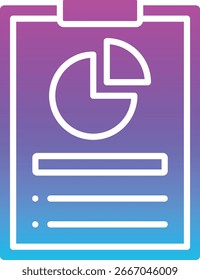 Pie Chart vector icon. Can be used for printing, mobile and web applications.