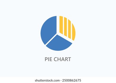 Pie Chart Vector Icon Or Logo Illustration Vector Icon Or Logo Illustration