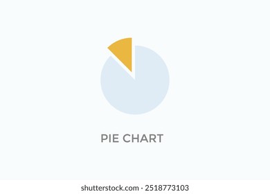 Pie Chart Vector Icon Or Logo Sign Symbol Illustration