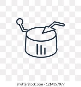 Pie chart vector outline icon isolated on transparent background, high quality linear Pie chart transparency concept can be used web and mobile