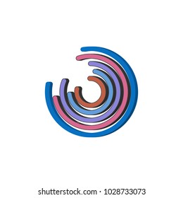 Pie charts icon. Element of colored charts and diagrams for mobile concept and web apps. Icon for website design and development, app development. Premium icon on white background