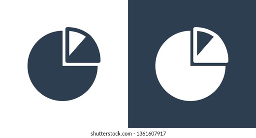 Pie Diagram Icon Vector