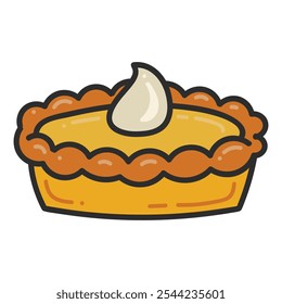 Pie Doodle Illustration - 06
