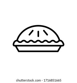 pie - food icon vector design template