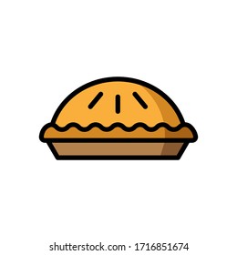 pie - food icon vector design template