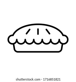 pie - food icon vector design template