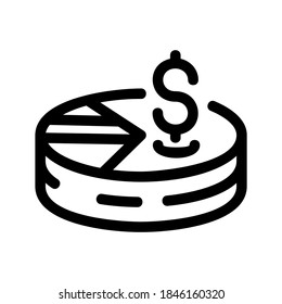 icono gráfico circular o logotipo símbolo de signo aislado ilustración vectorial - iconos vectoriales de estilo negro de alta calidad
