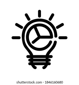 pie graph icon or logo isolated sign symbol vector illustration - high quality black style vector icons
