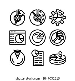 pie graph icon or logo isolated sign symbol vector illustration - Collection of high quality black style vector icons
