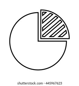 Similar Images, Stock Photos & Vectors of pie infographic isolated icon