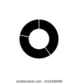 pie graph vector icon