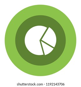 pie graph vector icon