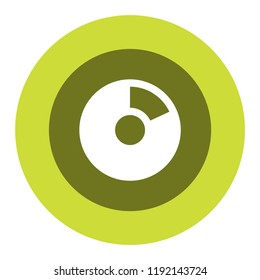 pie graph vector icon