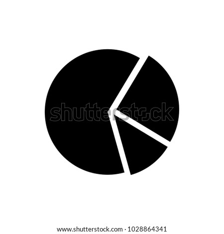 pie graph vector icon