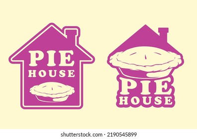 diseño de logotipo de casa circular para tienda