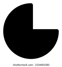 icono circular con color negro