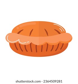 Pie icon clipart avatar logotype isolated vector illustration