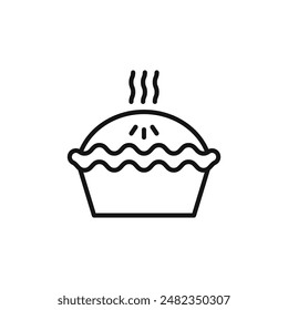 Pie Icon Collection Baked Good Illustrations for Desserts and Holiday Treats