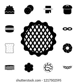 Pie icon. Detailed set of Bakery. Premium graphic design. One of the collection icons for websites, web design, mobile app on white background