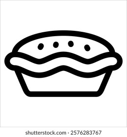 Pie Icon Element For Design