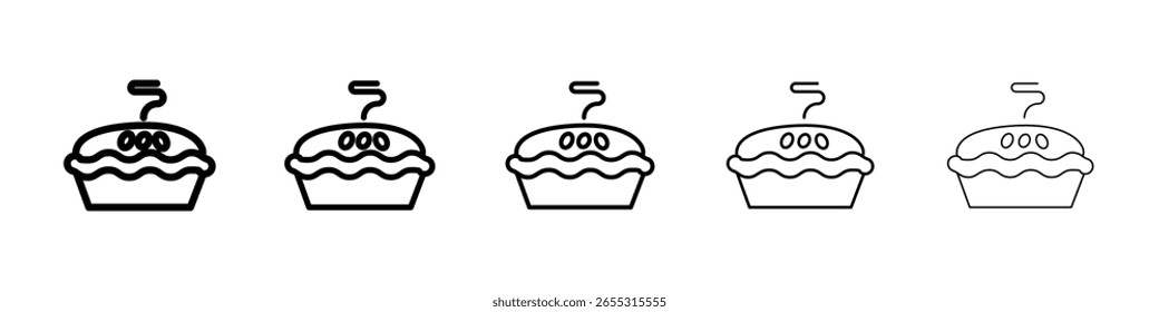 Conceito de sinal plano preenchido do ícone da pizza para web design.