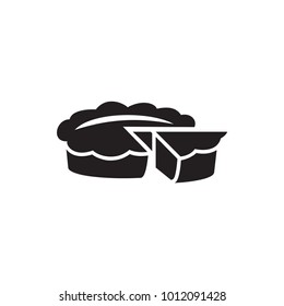 pie icon illustration isolated vector sign symbol