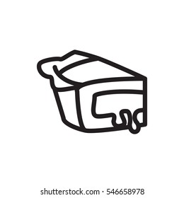 pie icon illustration isolated vector sign symbol