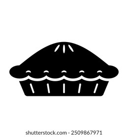 Tortensymbol-Logo einzeln. Tortensymbol, Backvektor.